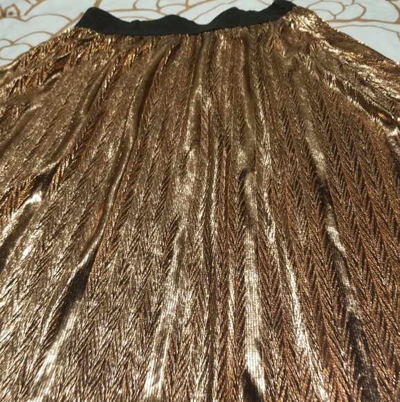 NWOT LuLaRoe Metallic Jill Skirt - Picture 7 of 9
